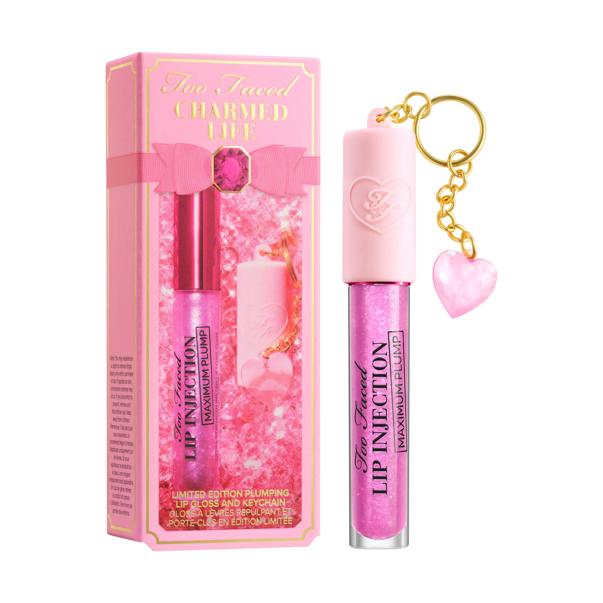 Charmed Life Set: Maximum Plump Lip Gloss & Key Chain (Edición Limitada)