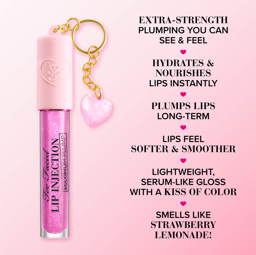 Charmed Life Set: Maximum Plump Lip Gloss & Key Chain (Edición Limitada)