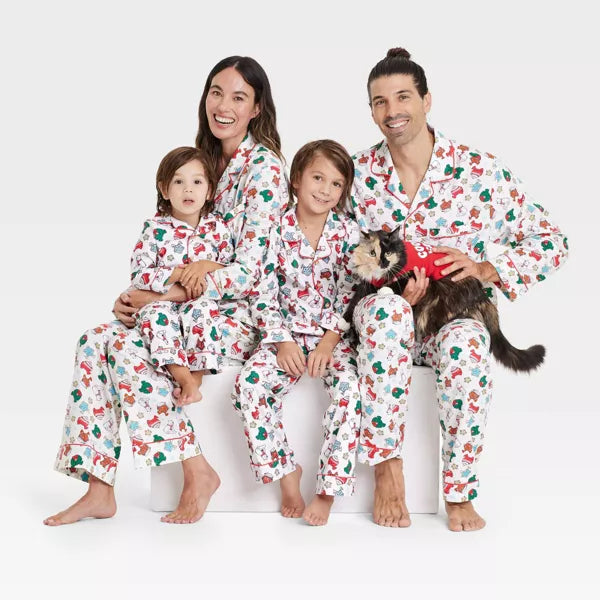 Kids' Holiday Treats Print Holiday Matching Family Pajama Set